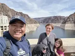 Santos family at Hoover Dam