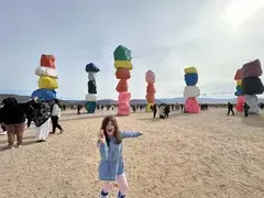 Rosalie at Seven Magic Mountains